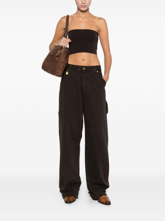 25FW 월포드 반팔 티셔츠 572024870 BROWN - WOLFORD