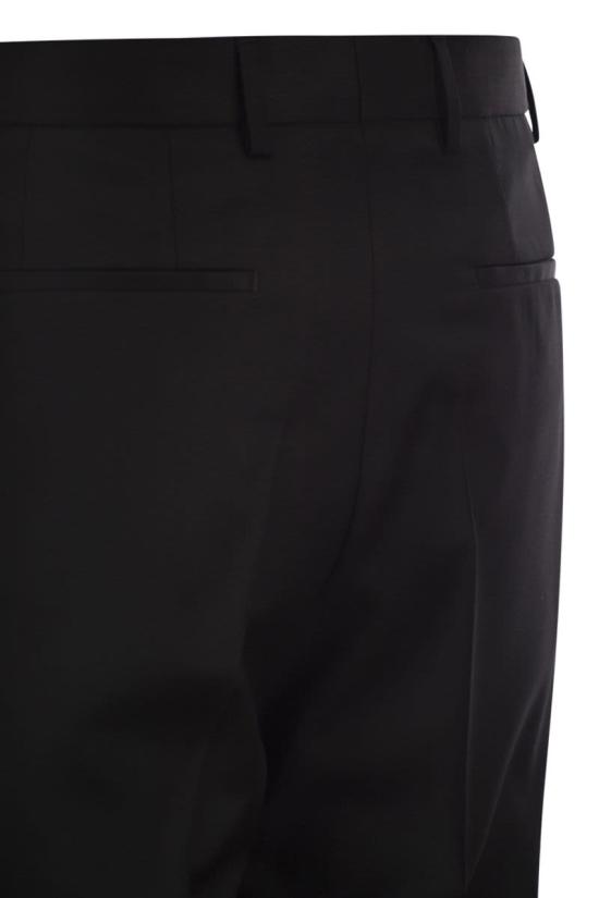 25FW 보스 스트레이트 팬츠 50469174 001 BLACK - BOSS