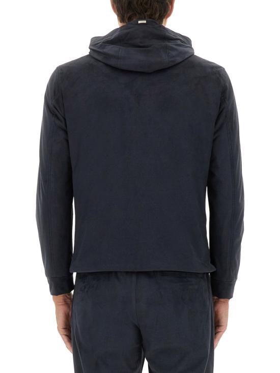 25FW 에르노 스웨이드 이펙트 리조트 자켓 GI00083UR12729S 9200 BLUE - HERNO