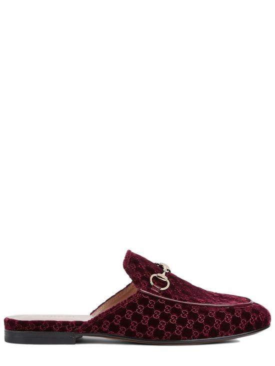 25FW 구찌 프린스타운 슬리퍼 802163FAEUF5042 Burgundy