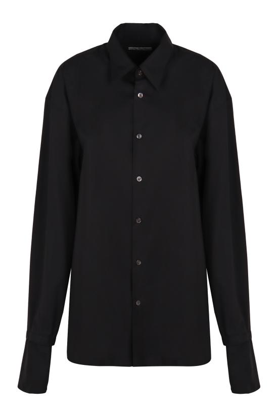 25FW 드리스 반 노튼 긴팔 셔츠 2520207402293900 black - DRIES VAN NOTEN