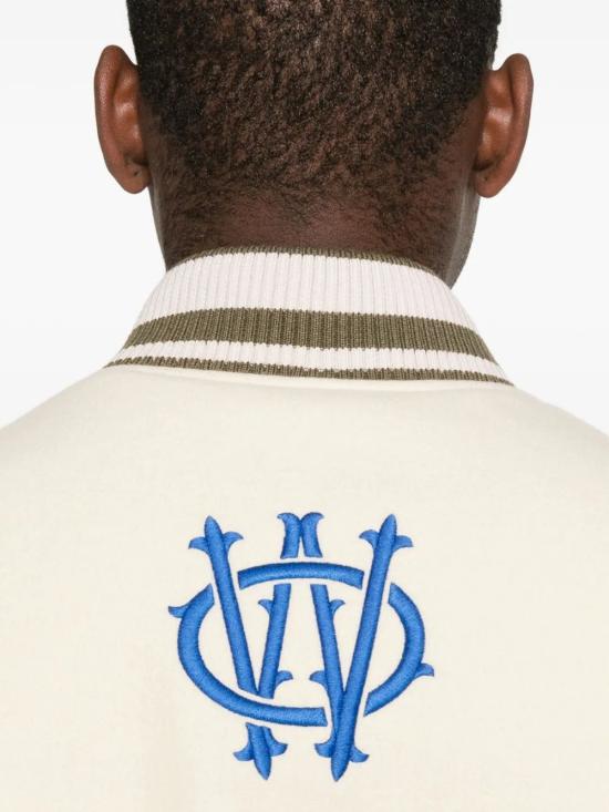 25FW 오프화이트 봄버 자켓 OMEH053F25FAB004 1746 FROZEN DEW - OFF WHITE