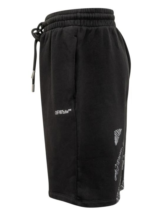 25FW 오프화이트 스트레이트 팬츠 OMCI013F25FLE007 1001 BLACKWHITE - OFF WHITE