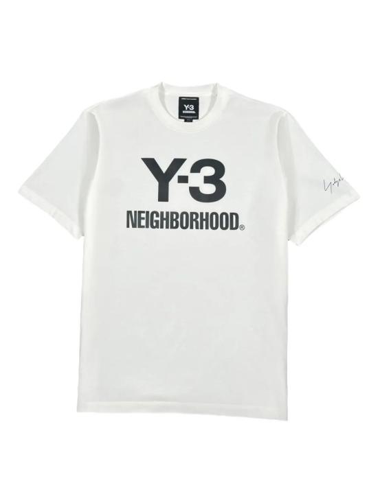 25FW 와이쓰리 반팔 티셔츠 JX7449 WHITE