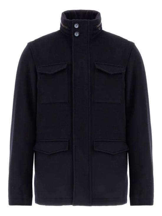 25FW 에르노 울 캐시미어 & 에코에이지 필드 자켓 FI000128U33318 9200 BLUNAVY