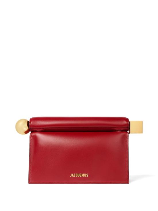 25FW 자크뮈스 클러치/파우치 BAW00356AC27L14 480 DARKRED - JACQUEMUS