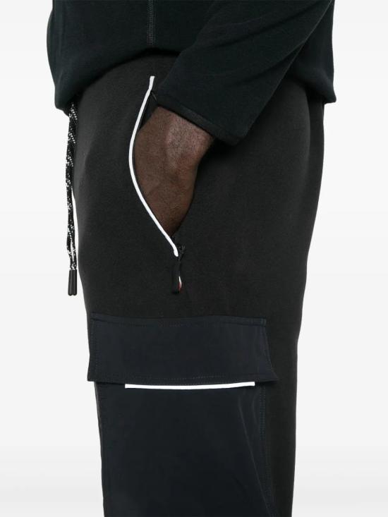 25FW 몽클레어 스트레이트 팬츠 K20978H0000389AK8 999 BLACK - MONCLER