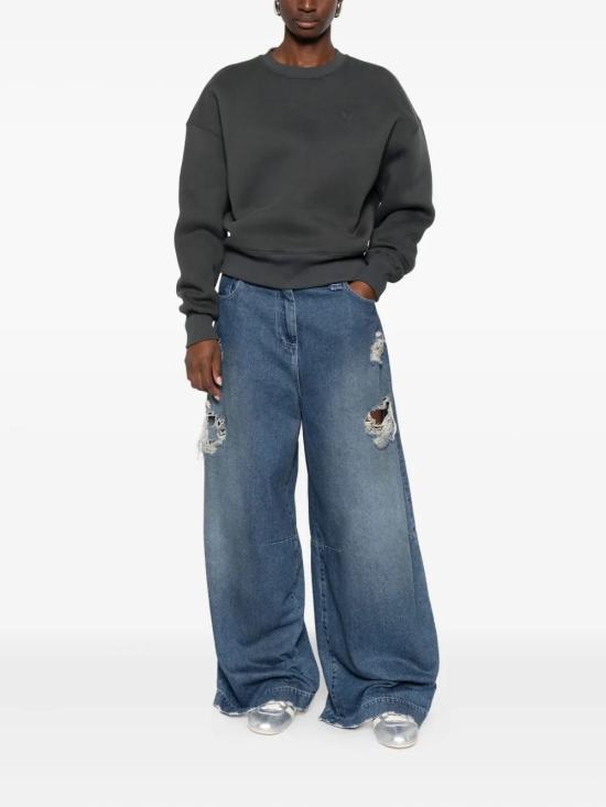 25FW 아미 스웨터 H25USW755749 020 ANTHRACITE - AMI