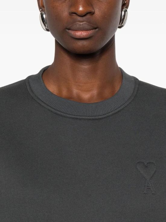 25FW 아미 스웨터 H25USW755749 020 ANTHRACITE - AMI