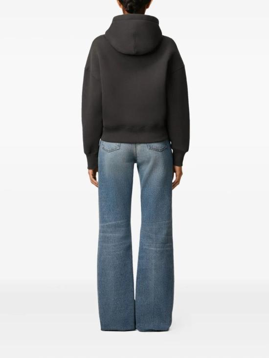 25FW 아미 후드 티셔츠 H25USW756749 020 ANTHRACITE - AMI