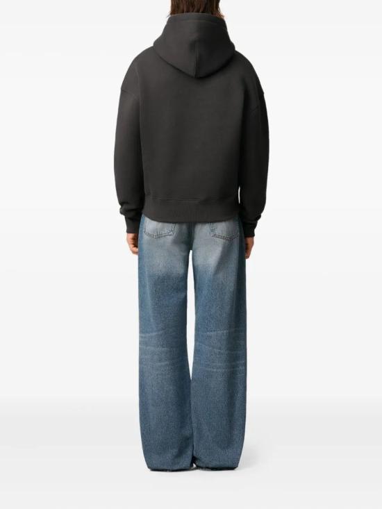 25FW 아미 후드 티셔츠 H25USW756749 020 ANTHRACITE - AMI