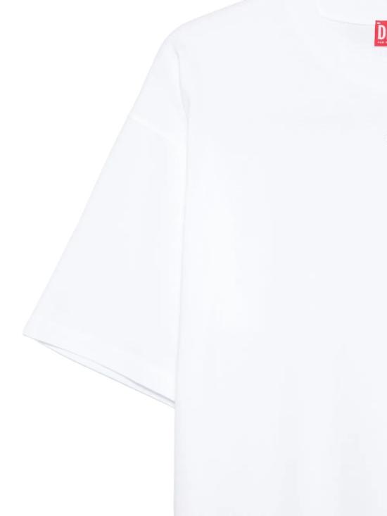 25FW 디젤 반팔 티셔츠 A215620PLAT 100 BRGHTWHITE - DIESEL