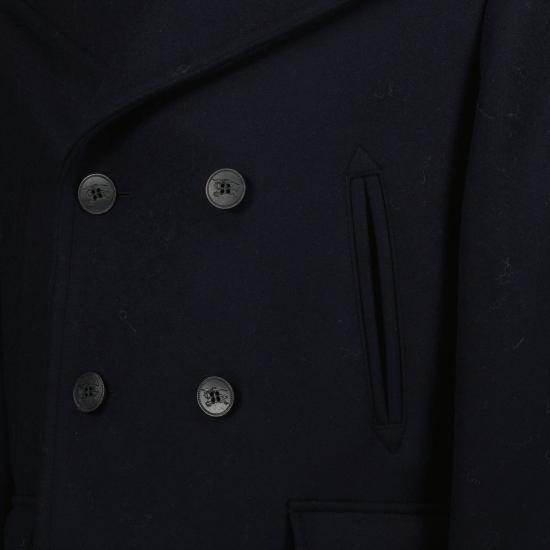 25FW 버버리 울 피코트 8115005 A1222 NAVY - BURBERRY