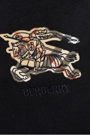 25FW 버버리 EKD 체크 코튼 조깅 팬츠 8116095 A1189 BLACK - BURBERRY