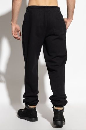 25FW 버버리 EKD 체크 코튼 조깅 팬츠 8116095 A1189 BLACK - BURBERRY