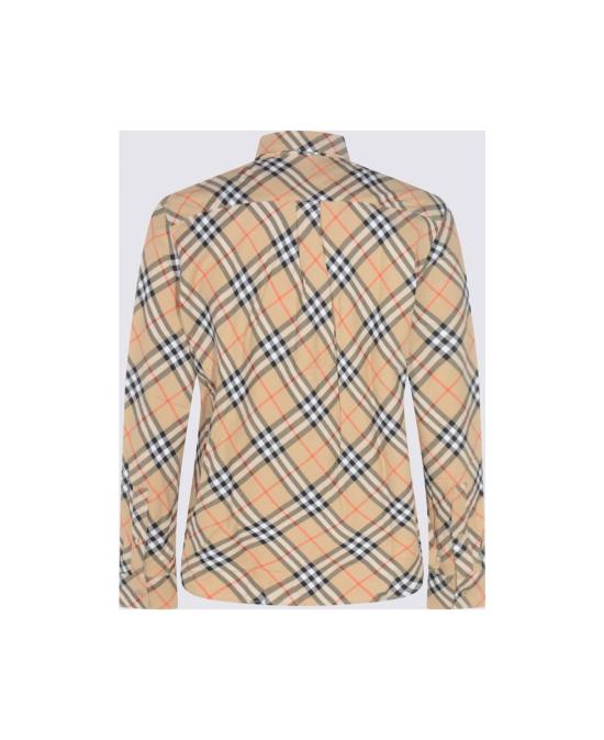 25FW 버버리 릴랙스핏 체크 코튼 플란넬 셔츠 8115497 B9368 SAND IP - BURBERRY