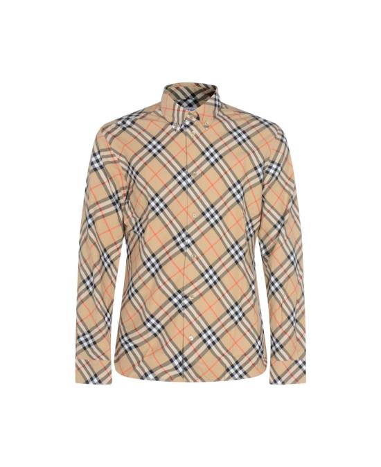 25FW 버버리 릴랙스핏 체크 코튼 플란넬 셔츠 8115497 B9368 SAND IP