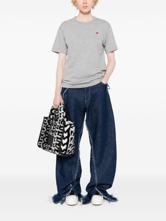 25FW 꼼데가르송 반팔 티셔츠 AXT306051 GREY - COMME DES GARCONS