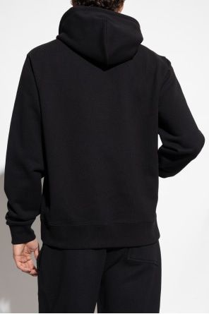 25FW 버버리 EKD 체크 코튼 후드 티셔츠 8116060 A1189 BLACK - BURBERRY