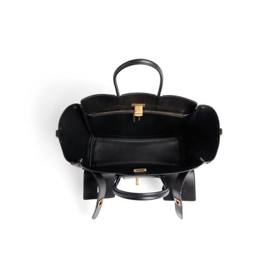 25FW 발렌시아가 토트백 8356892ABAV 1000 BLACK - BALENCIAGA