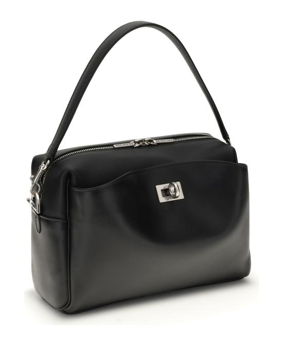 25FW 발렌시아가 숄더백 8455912AA4U 1000 BLACK - BALENCIAGA