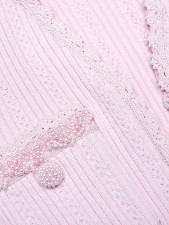 26SS 셀프 포트레이트 숏 원피스 RS26 163S P PINK Pink - SELF PORTRAIT