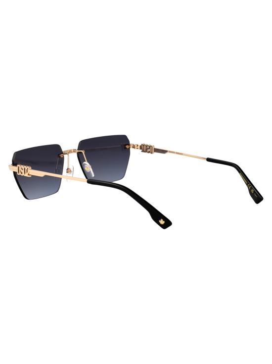  디스퀘어드2 선글라스 D2 0102S RHL GOLD BLACK - DSQUARED2