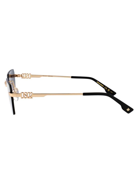  디스퀘어드2 선글라스 D2 0102S RHL GOLD BLACK - DSQUARED2