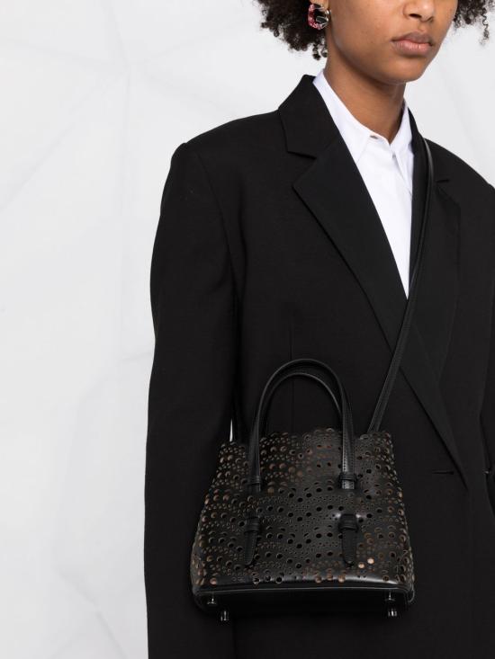 26SS 알라이아 토트백 AA1S06720C0A44 999 Black - ALAIA