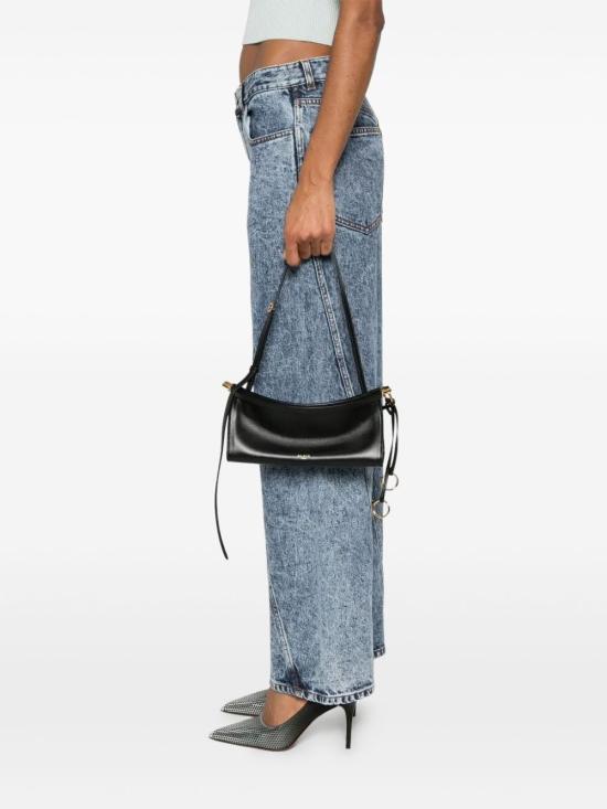 26SS 알라이아 르 클릭 이스트 웨스트 레더 스몰백 AA1S01426CA332 999 Black - ALAIA