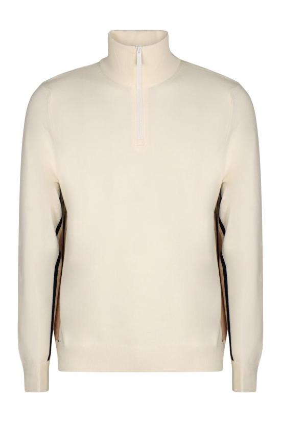 25FW 퓨잡 집업 니트 I2113 9025 WHITE