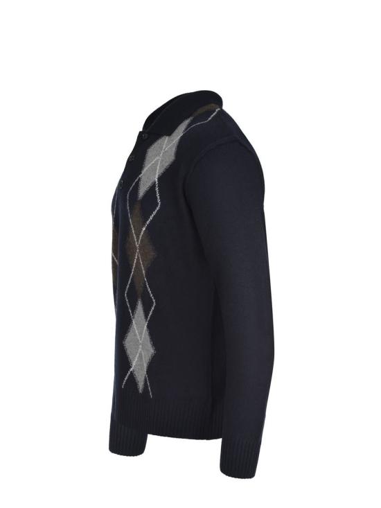 25FW 파올로페코라 스웨터 A055F002 U681 BLU GRIGIO - PAOLO PECORA