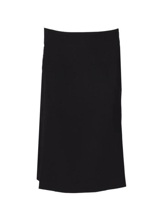 25FW 파로쉬 미디 스커트 D621170LILIUXY25 013 NERO Black