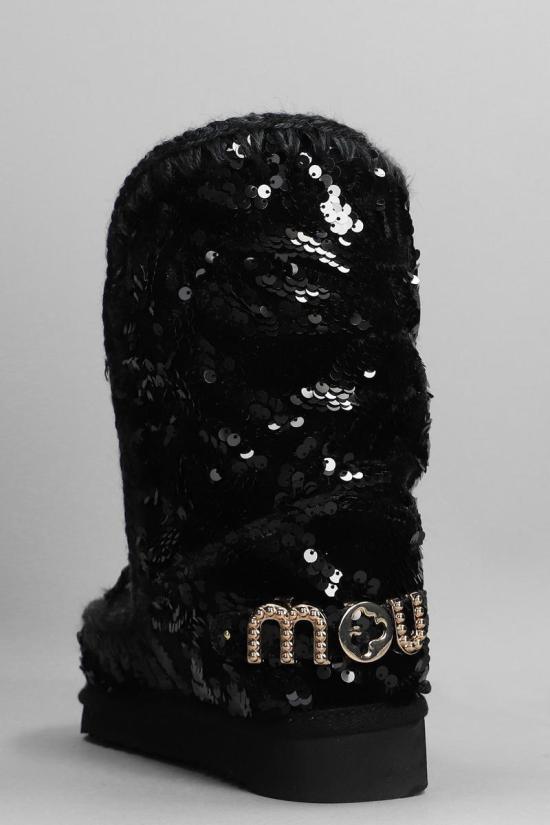 25FW 모우 부츠 431740 FW101031K Black - MOU