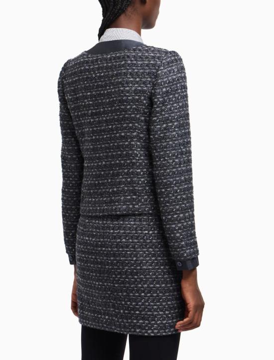 25FW 엠포리오 아르마니 루렉스 트위드 자켓 EW001713AF14268F8155 MULTICOLOUR - EMPORIO ARMANI