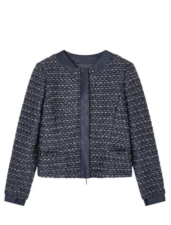 25FW 엠포리오 아르마니 루렉스 트위드 자켓 EW001713AF14268F8155 MULTICOLOUR