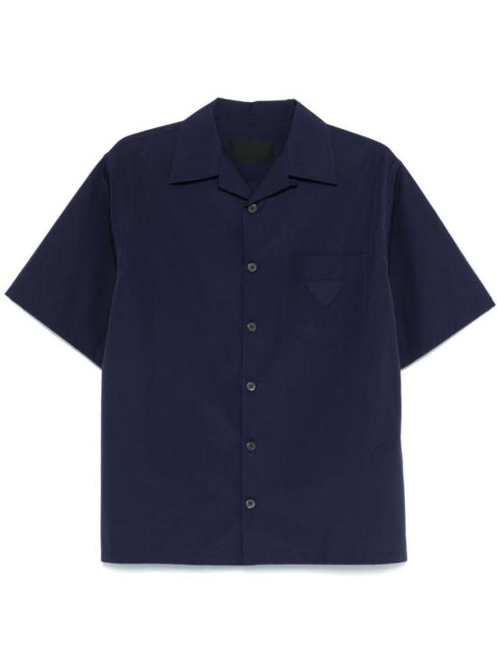 25SS 프라다 긴팔 셔츠 UCS414SUMO 16FY 0021 BLUE