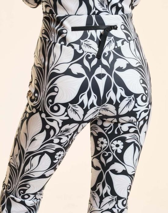  신시아 로리 점프수트 신시아 로울리 아르누보 스키복 블랙/화이트 - CYNTHIA ROWLEY