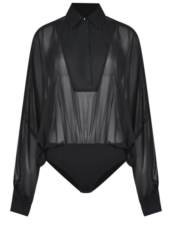 25FW 핑코 블라우스 105571 A2VNZ99 Black