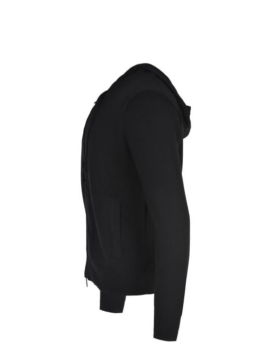 25FW 파올로페코라 집업 니트 A018F050 9000 Black - PAOLO PECORA