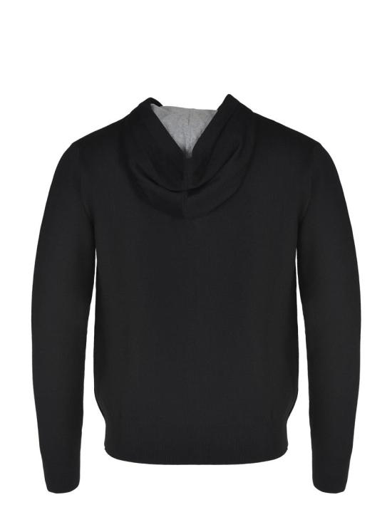 25FW 파올로페코라 집업 니트 A018F050 9000 Black - PAOLO PECORA