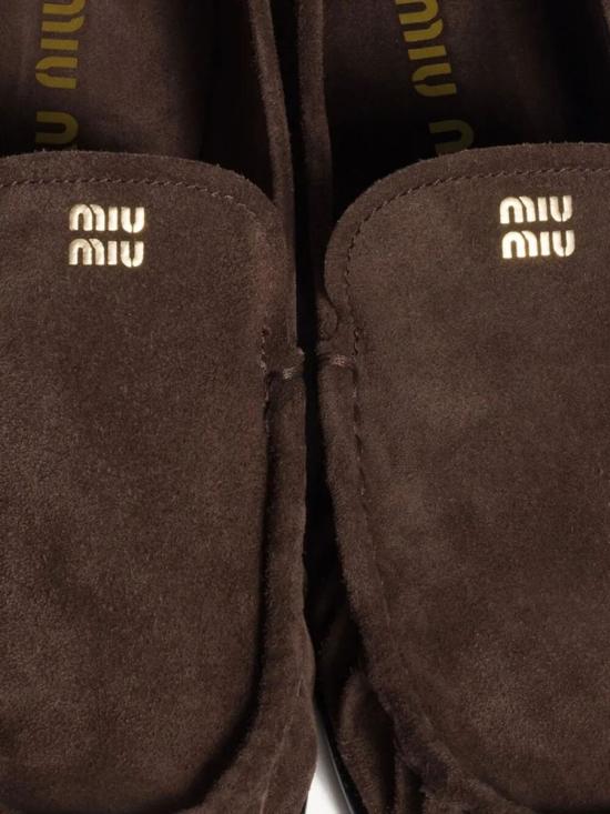 25FW 미우미우 페니 로퍼 5D499EF015 007 0003 BROWN - MIU MIU