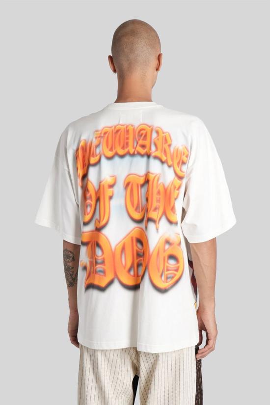 25FW 피디에프 반팔 티셔츠 424586 DFM54029TJ110 WHITE - PDF