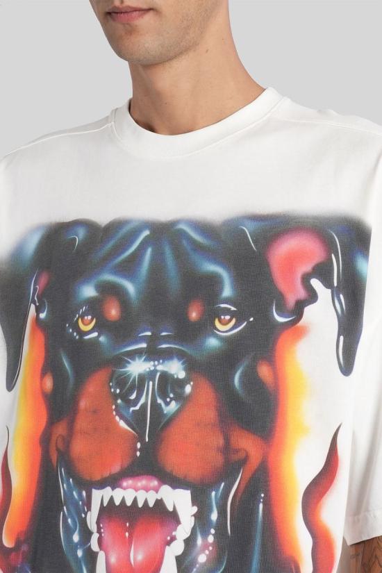 25FW 피디에프 반팔 티셔츠 424586 DFM54029TJ110 WHITE - PDF