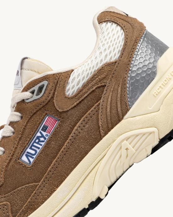 25FW 오트리 하이퍼웨이 스니커즈 HYLMUM04 CIGAR SILVER DOM - AUTRY