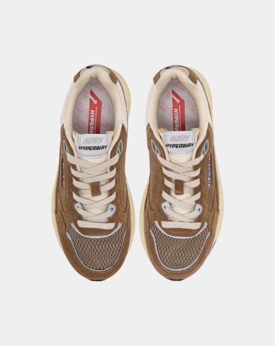 25FW 오트리 하이퍼웨이 스니커즈 HYLMUM04 CIGAR SILVER DOM - AUTRY