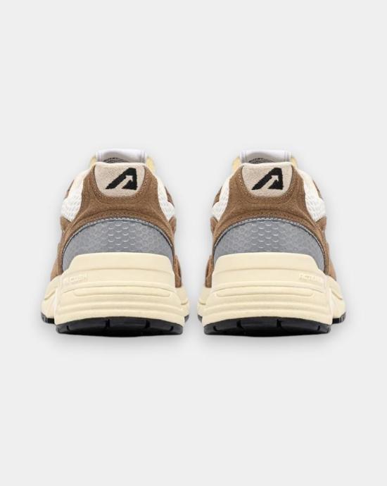 25FW 오트리 하이퍼웨이 스니커즈 HYLMUM04 CIGAR SILVER DOM - AUTRY