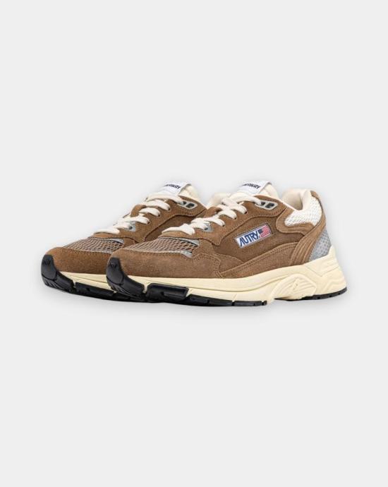 25FW 오트리 하이퍼웨이 스니커즈 HYLMUM04 CIGAR SILVER DOM - AUTRY