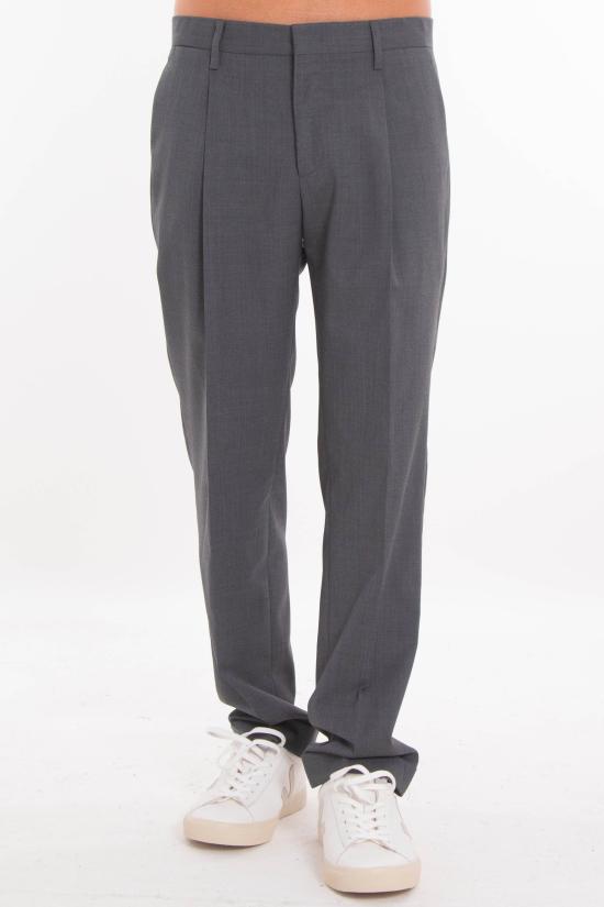 25FW 브릴리아1949 스트레이트 팬츠 TIBERIOS 400100 70 Grey - BRIGLIA 1949