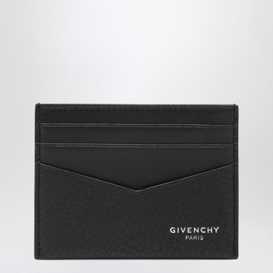 26SS 지방시 그레인드 레더 카드 홀더 BK6099K213 Black